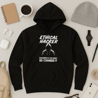 Your Password Is Too Short Ethical Hacker Funny Online Hoodie