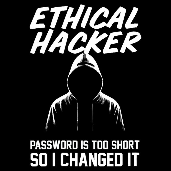 Your Password Is Too Short Ethical Hacker Funny Online Sweatshirt