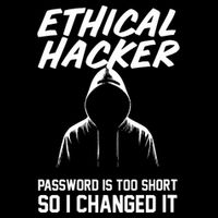 Your Password Is Too Short Ethical Hacker Funny Online Tote Bag