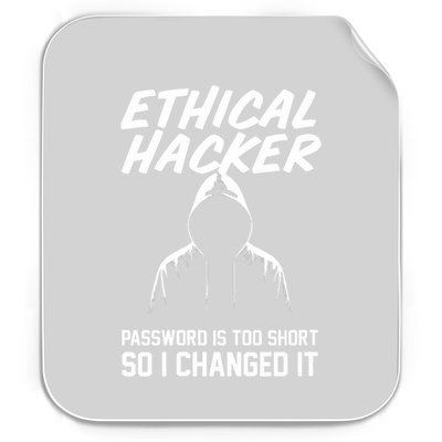 Your Password Is Too Short Ethical Hacker Funny Online Permanent Decal Sticker