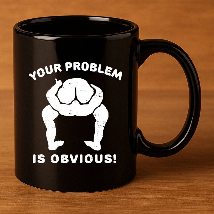 Your Problem Is Obvious 11oz C Handle Ceramic Mug