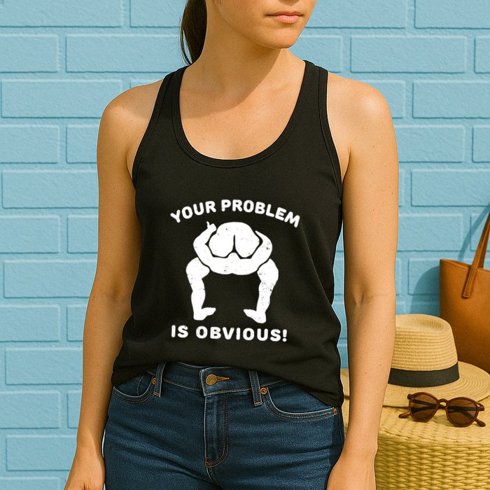 Your Problem Is Obvious Womens Tank Top