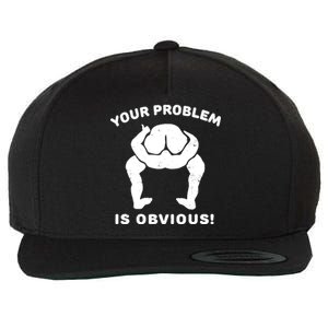 Your Problem Is Obvious Wool Snapback Cap