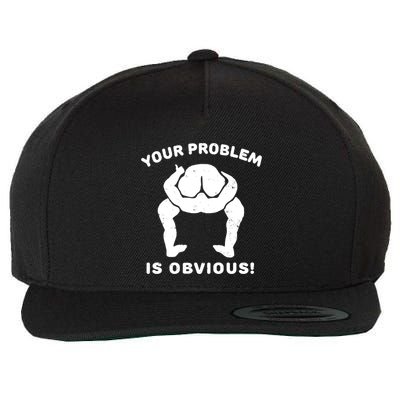 Your Problem Is Obvious Wool Snapback Cap