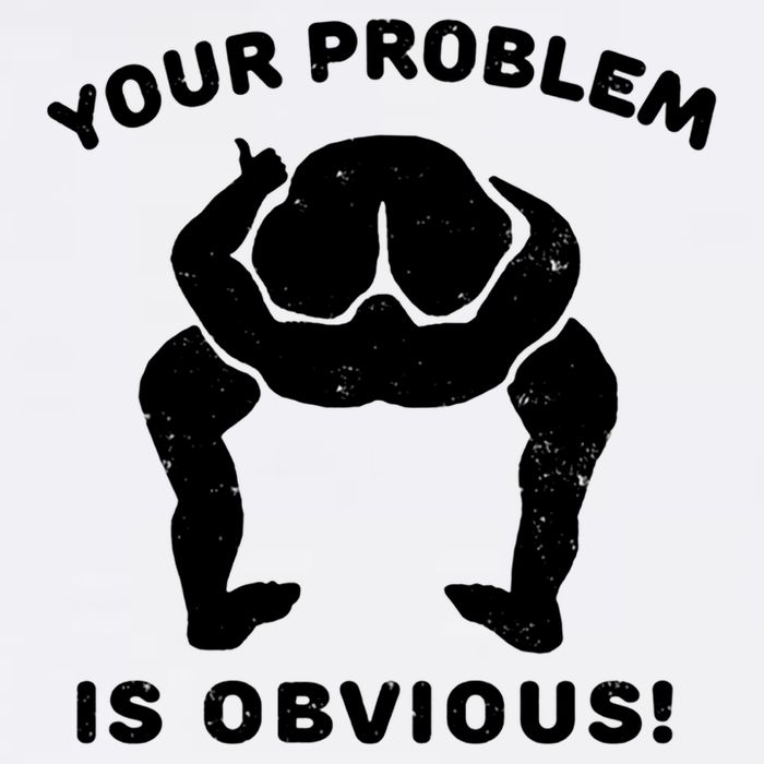 Your Problem Is Obvious Garment-Dyed Sweatshirt