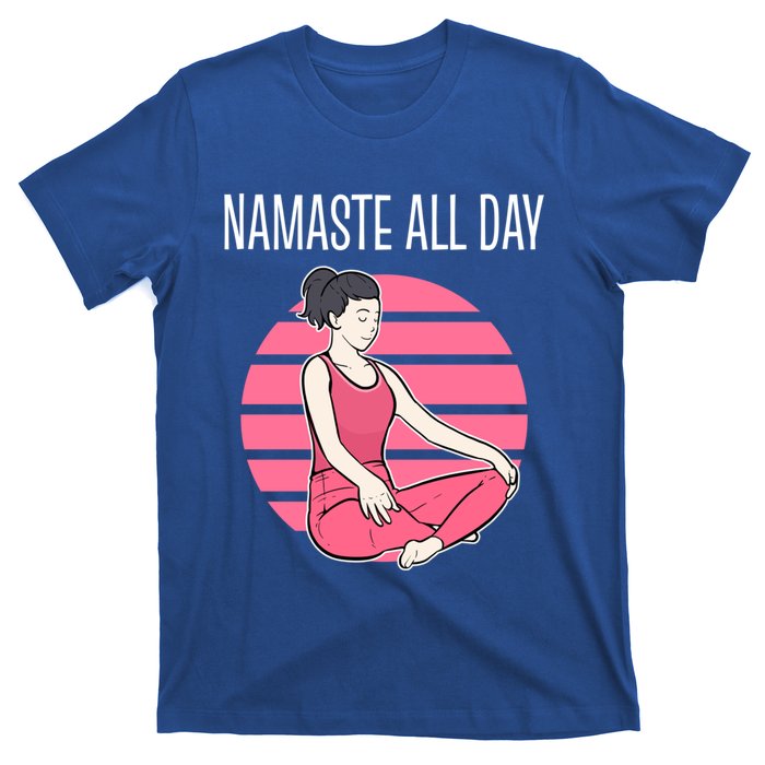 Yoga Pose Namaste All Day Gift T-Shirt