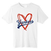 Yankee Personalized Name Retro Vintage Heart Tall Fusion ChromaSoft Performance T-Shirt