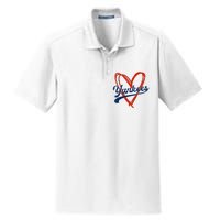 Yankee Personalized Name Retro Vintage Heart Dry Zone Grid Polo