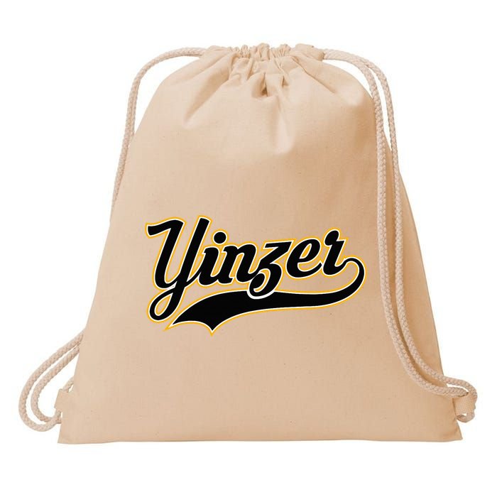 Yinzer Pittsburghese Pittsburgh Pennsylvania Jagoff Pride Drawstring Bag