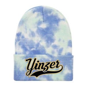 Yinzer Pittsburghese Pittsburgh Pennsylvania Jagoff Pride Tie Dye 12in Knit Beanie