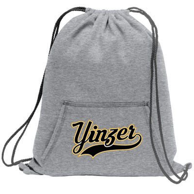 Yinzer Pittsburghese Pittsburgh Pennsylvania Jagoff Pride Sweatshirt Cinch Pack Bag