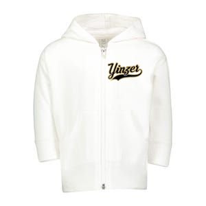 Yinzer Pittsburghese Pittsburgh Pennsylvania Jagoff Pride Toddler Zip Fleece Hoodie