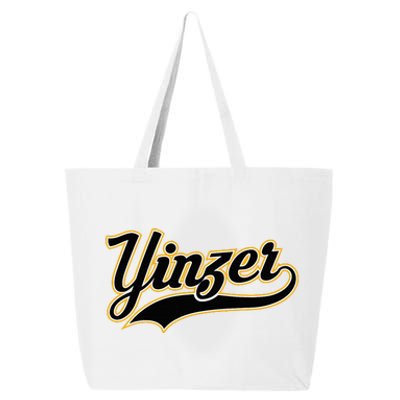 Yinzer Pittsburghese Pittsburgh Pennsylvania Jagoff Pride 25L Jumbo Tote