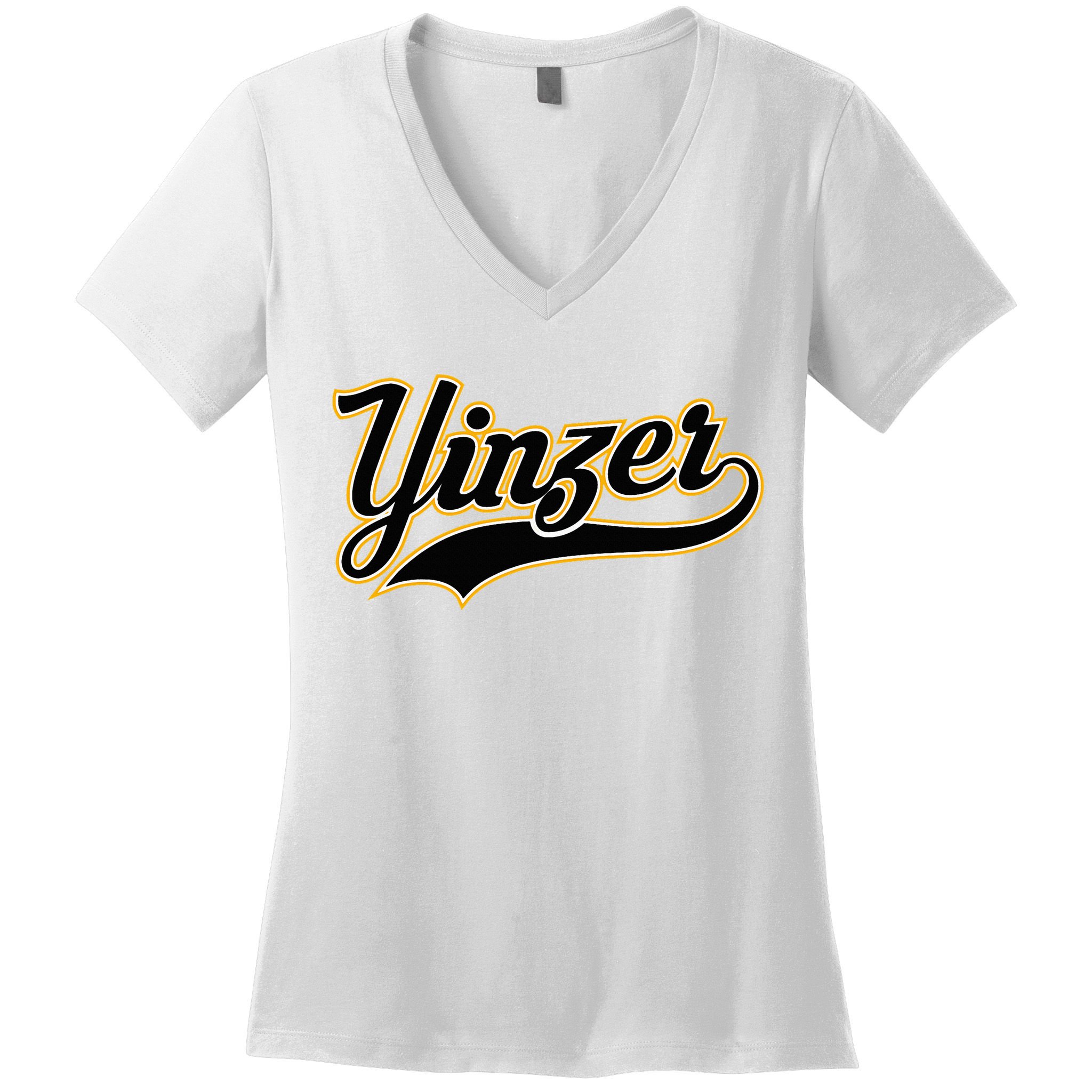 Yinzer Pittsburghese Pittsburgh Pennsylvania Jagoff Pride Women's V-Neck T-Shirt
