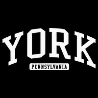 York Pennsylvania Pa College University Style 16 in Basic Backpack