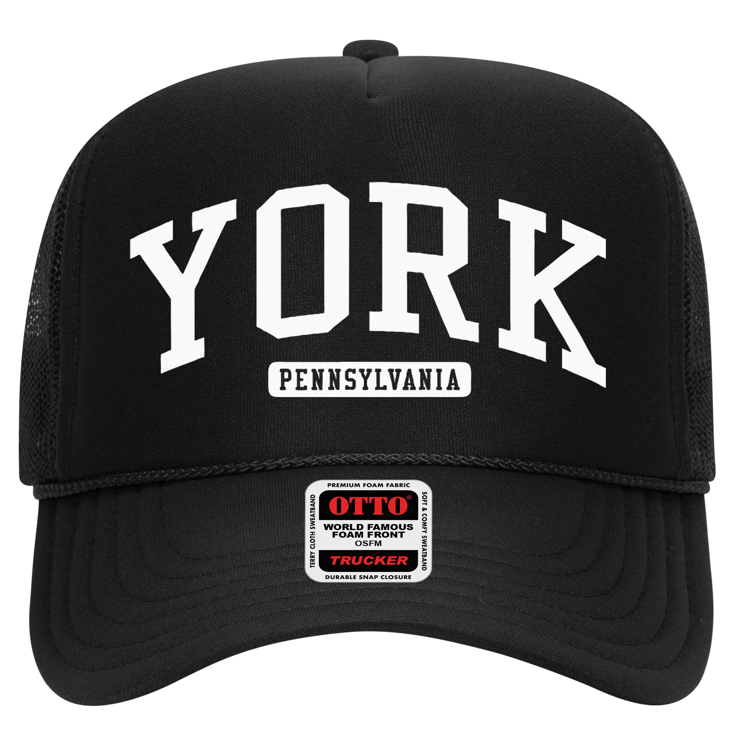 York Pennsylvania Pa College University Style Hat