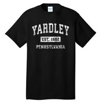 Yardley Pennsylvania Pa Vintage Established Sports Tall T-Shirt