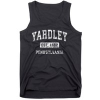 Yardley Pennsylvania Pa Vintage Established Sports Tank Top