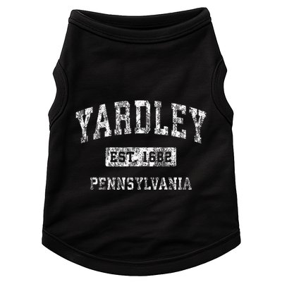 Yardley Pennsylvania Pa Vintage Established Sports Doggie Tank