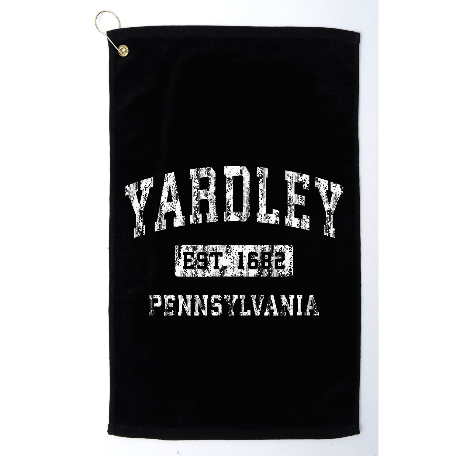 Yardley Pennsylvania Pa Vintage Established Sports Golf Towel