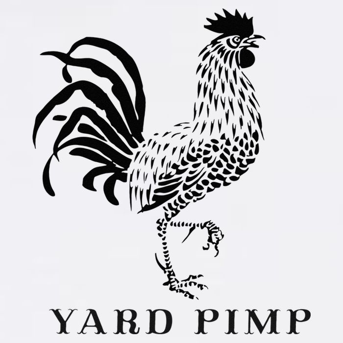 Yard Pimp Rooster King Of The Barnyard Garment-Dyed Sweatshirt