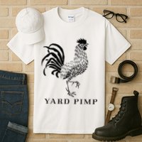 Yard Pimp Rooster King Of The Barnyard Tall T-Shirt