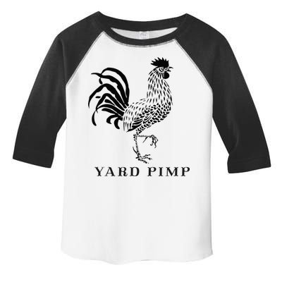Yard Pimp Rooster King Of The Barnyard Toddler Fine Jersey T-Shirt