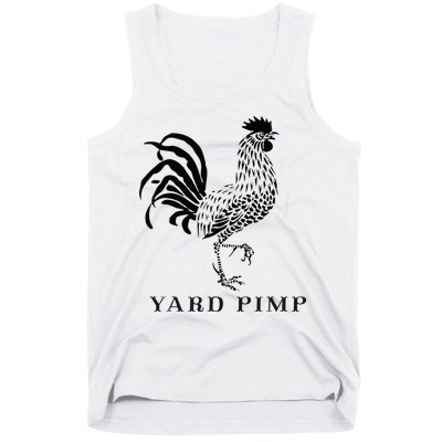 Yard Pimp Rooster King Of The Barnyard Tank Top