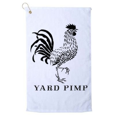 Yard Pimp Rooster King Of The Barnyard Golf Towel