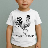 Yard Pimp Rooster King Of The Barnyard Toddler T-Shirt