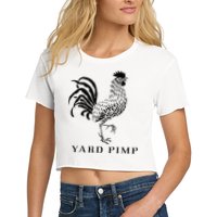 Yard Pimp Rooster King Of The Barnyard Crop Top