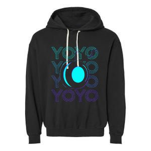 Yoyo Player Retro Garment-Dyed Fleece Hoodie