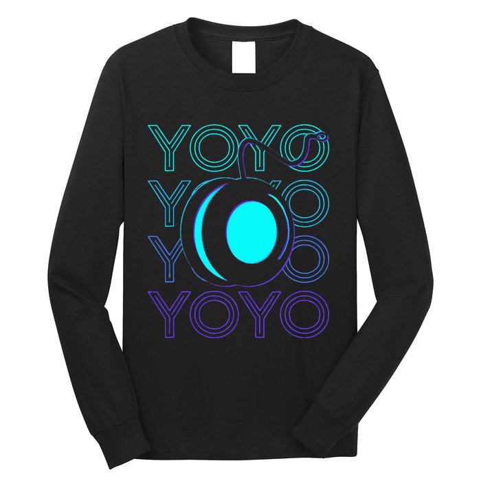 Yoyo Player Retro Long Sleeve Shirt