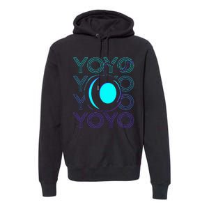 Yoyo Player Retro Premium Hoodie