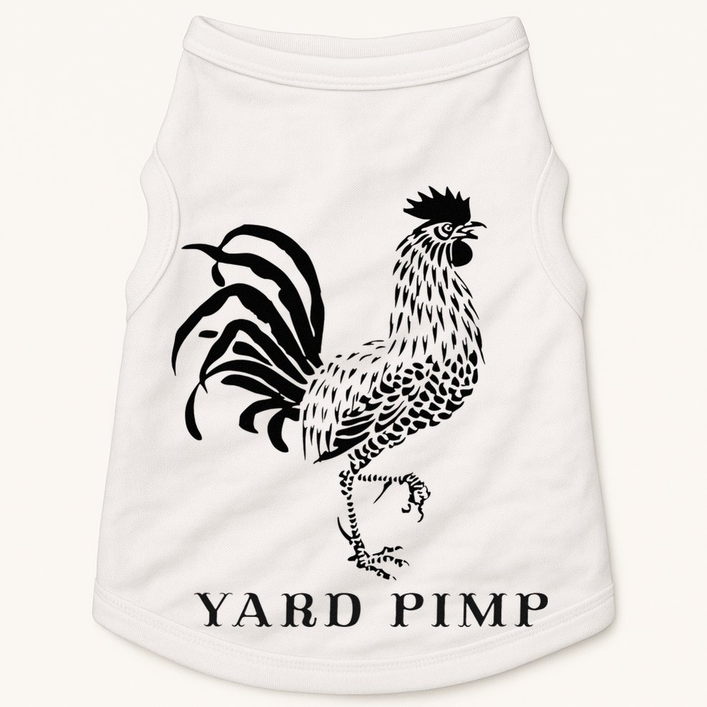 Yard Pimp Rooster King of the Barnyard Doggie Tank