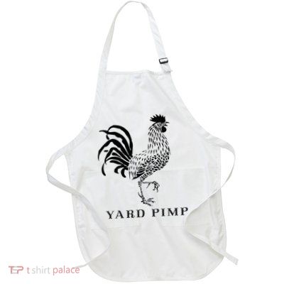 Yard Pimp Rooster King of the Barnyard Apron