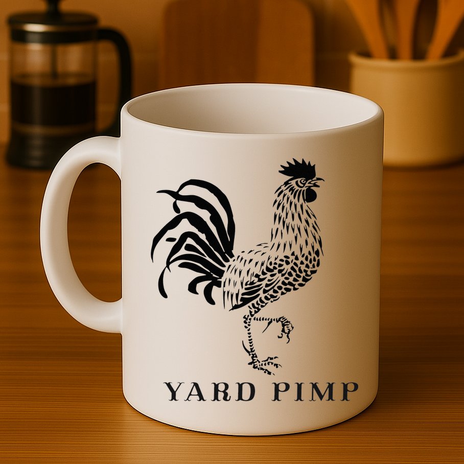 Yard Pimp Rooster King of the Barnyard Mug