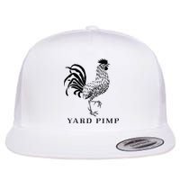 Yard Pimp Rooster King of the Barnyard Flat Bill Trucker Hat