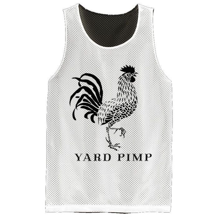 Yard Pimp Rooster King of the Barnyard Mesh Reversible Basketball Jersey Tank