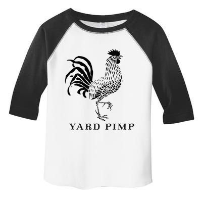 Yard Pimp Rooster King of the Barnyard Toddler Fine Jersey T-Shirt