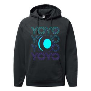 Yoyo Player Retro Performance Fleece Hoodie