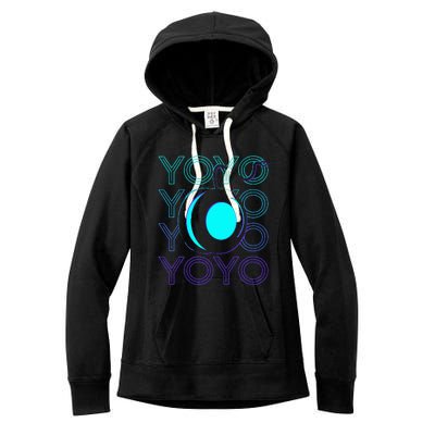 Yoyo Player Retro Women's Fleece Hoodie