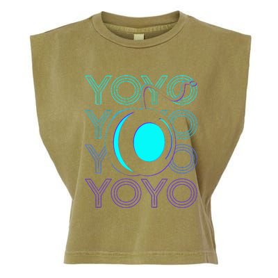 Yoyo Player Retro Garment-Dyed Women's Muscle Tee