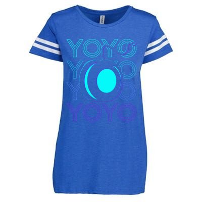 Yoyo Player Retro Enza Ladies Jersey Football T-Shirt