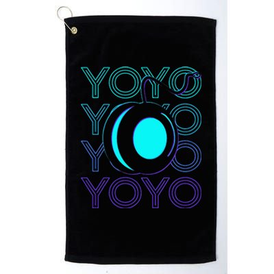 Yoyo Player Retro Platinum Collection Golf Towel