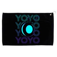 Yoyo Player Retro Grommeted Golf Towel