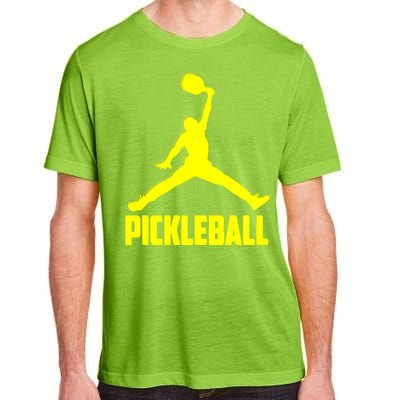 Yellow Pickleball Sports Logo Adult ChromaSoft Performance T-Shirt