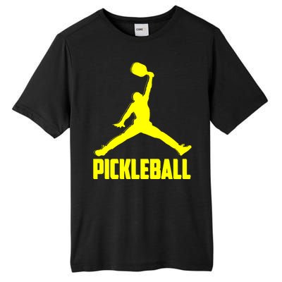 Yellow Pickleball Sports Logo Tall Fusion ChromaSoft Performance T-Shirt