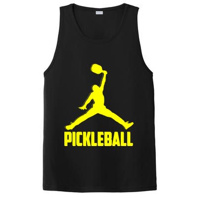 Yellow Pickleball Sports Logo PosiCharge Competitor Tank