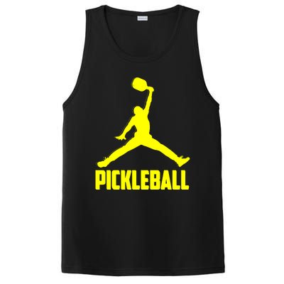 Yellow Pickleball Sports Logo PosiCharge Competitor Tank